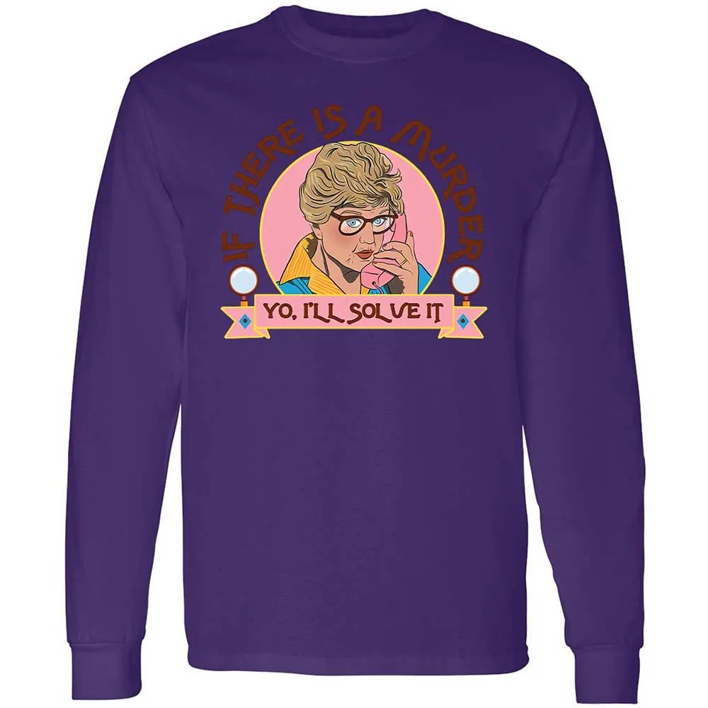 Long Sleeve T-Shirt - GBRQMV87 - Purple - 9