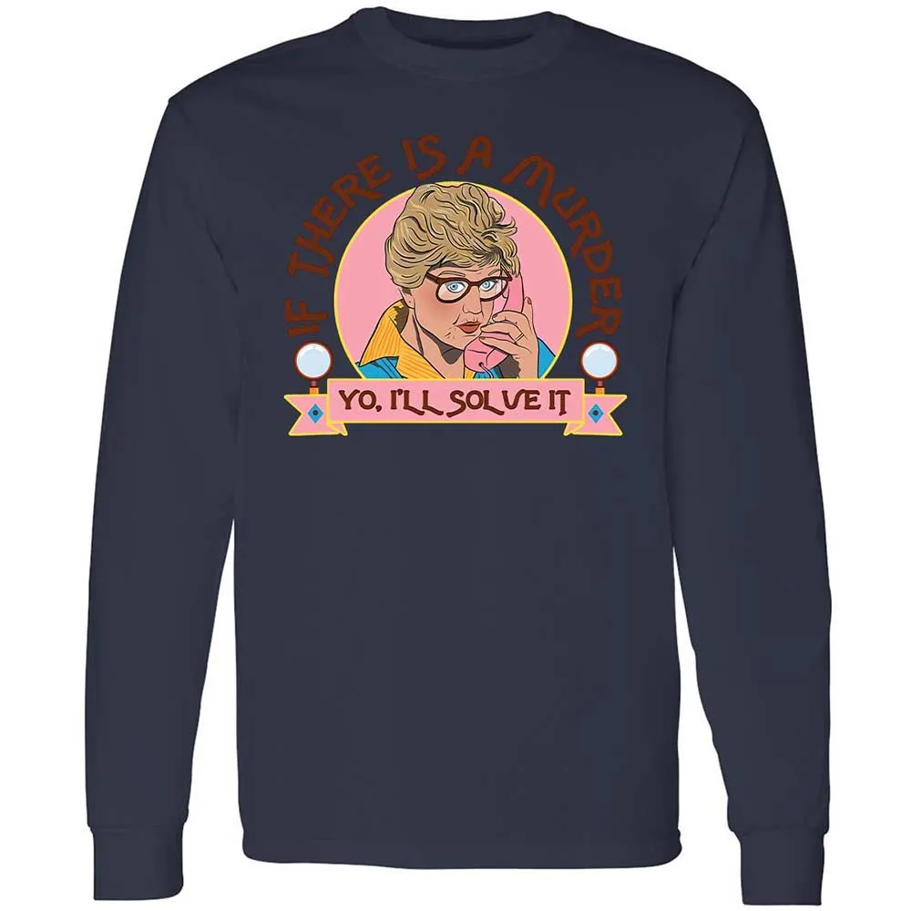 Long Sleeve T-Shirt - GBRQMV87 - Navy - 13