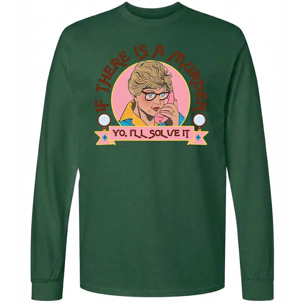 Long Sleeve T-Shirt - GBRQMV87 - Forest Green - 14