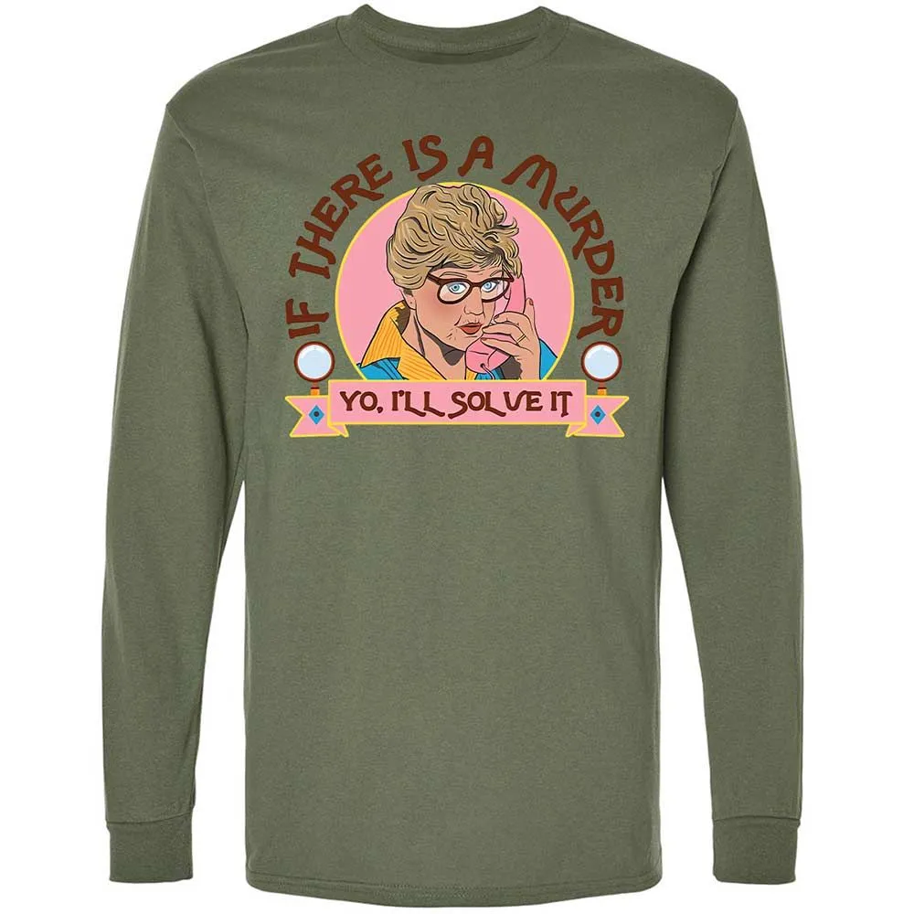 Long Sleeve T-Shirt - GBRQMV87 - Military Green - 19