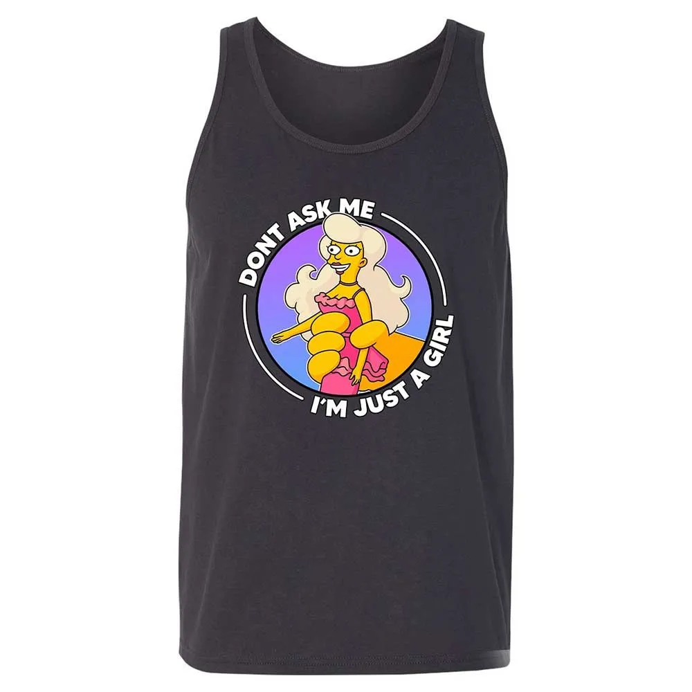 Don't Ask Me I'm Just A Girl - Dark Grey - 9