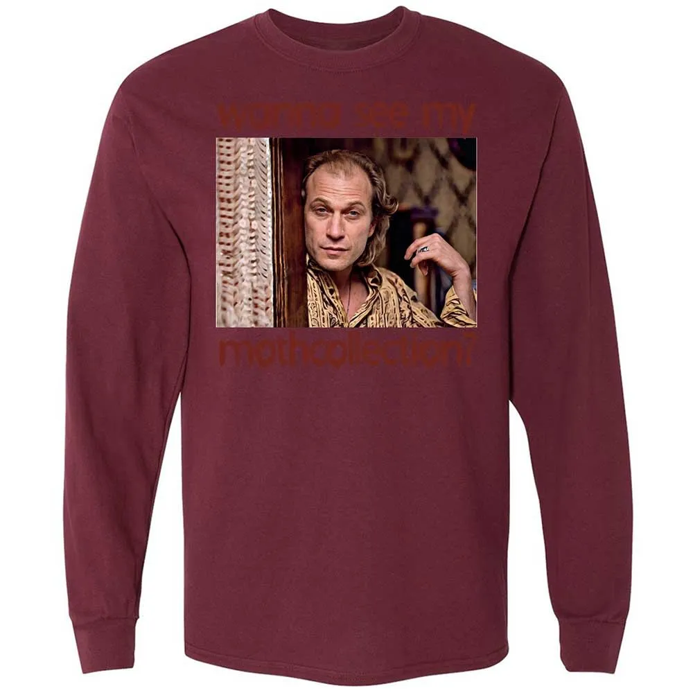 Long Sleeve T-Shirt - 5YBBJJFH - Maroon - 16
