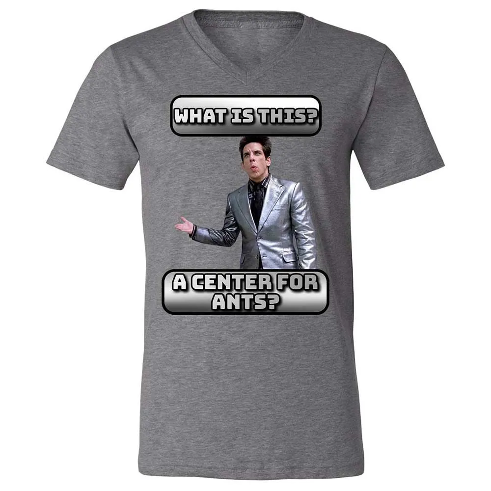 Unisex V-Neck T-Shirt - 1P6LY7D8 - Deep Heather - 9