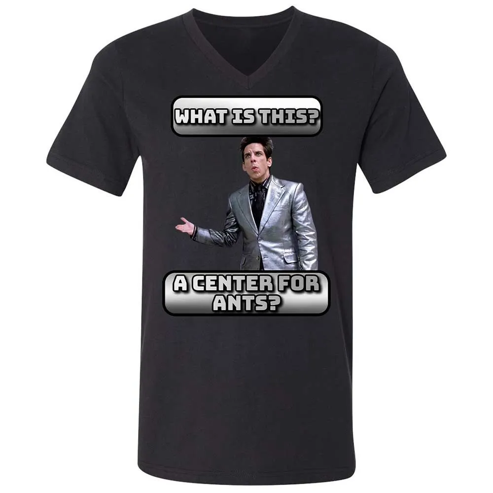 Unisex V-Neck T-Shirt - 1P6LY7D8 - Black - 11