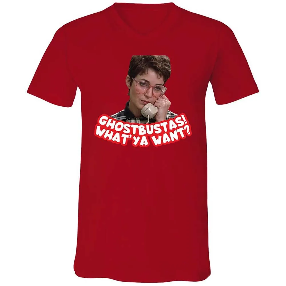 Unisex V-Neck T-Shirt - UVW8915Z - Red - 5