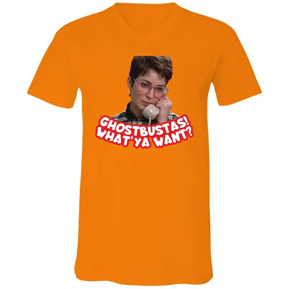 Unisex V-Neck T-Shirt - UVW8915Z - Orange - 7