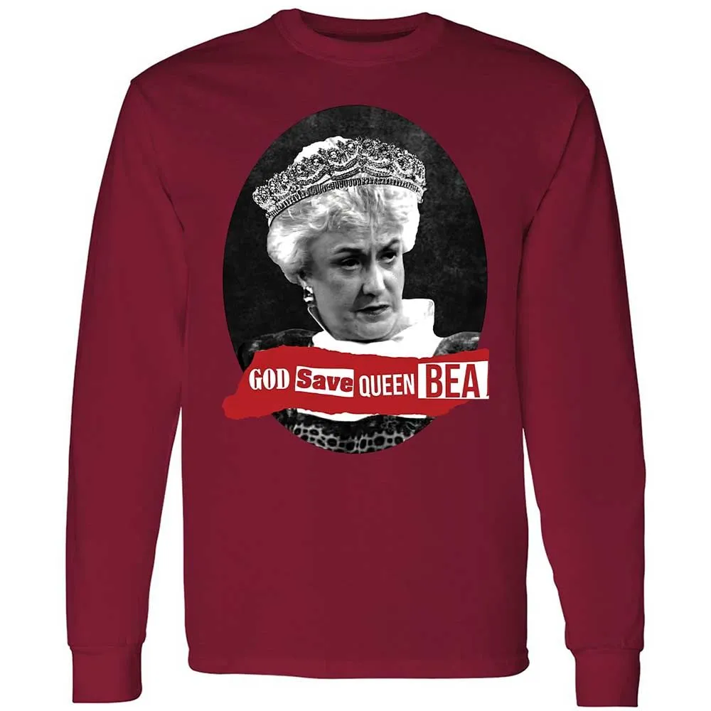 God Save Queen Bea - Cardinal Red - 17