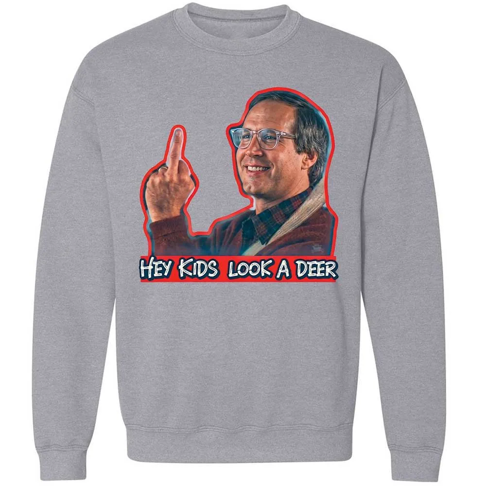 Hey Kids, Look a Deer - Sport Grey - 3