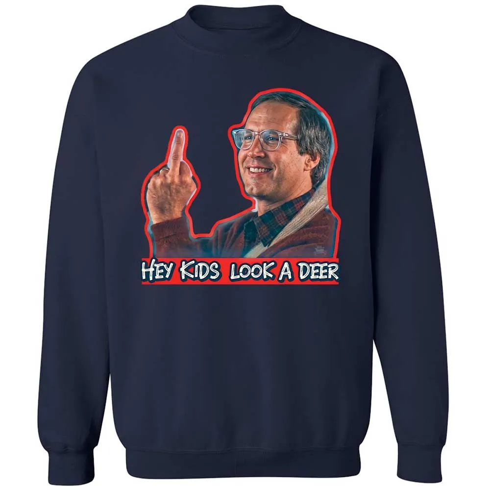 Hey Kids, Look a Deer - Navy - 15