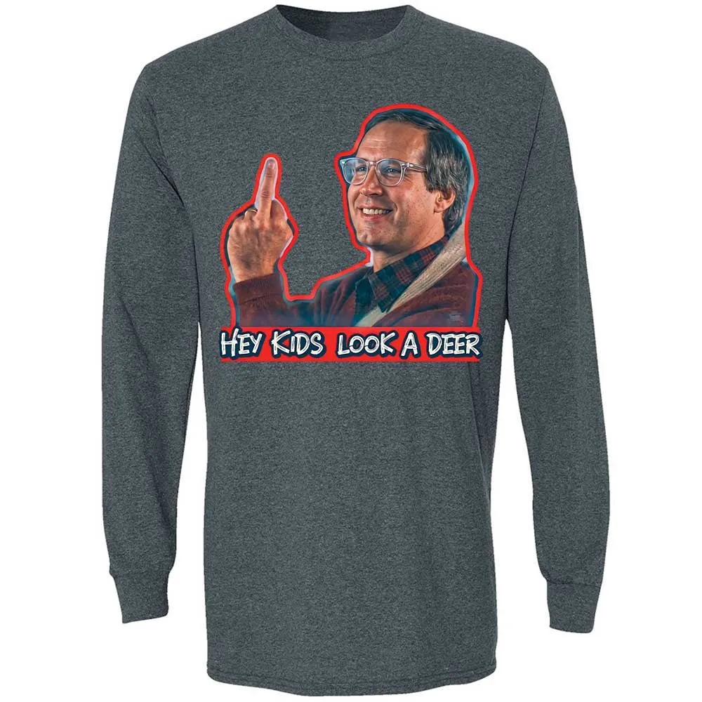 Hey Kids, Look a Deer - Dark Heather - 15
