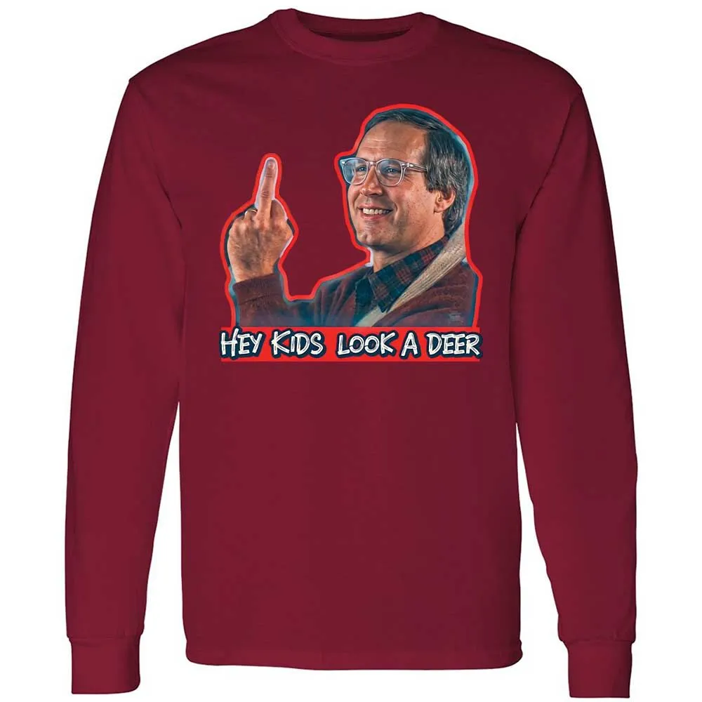 Hey Kids, Look a Deer - Cardinal Red - 17