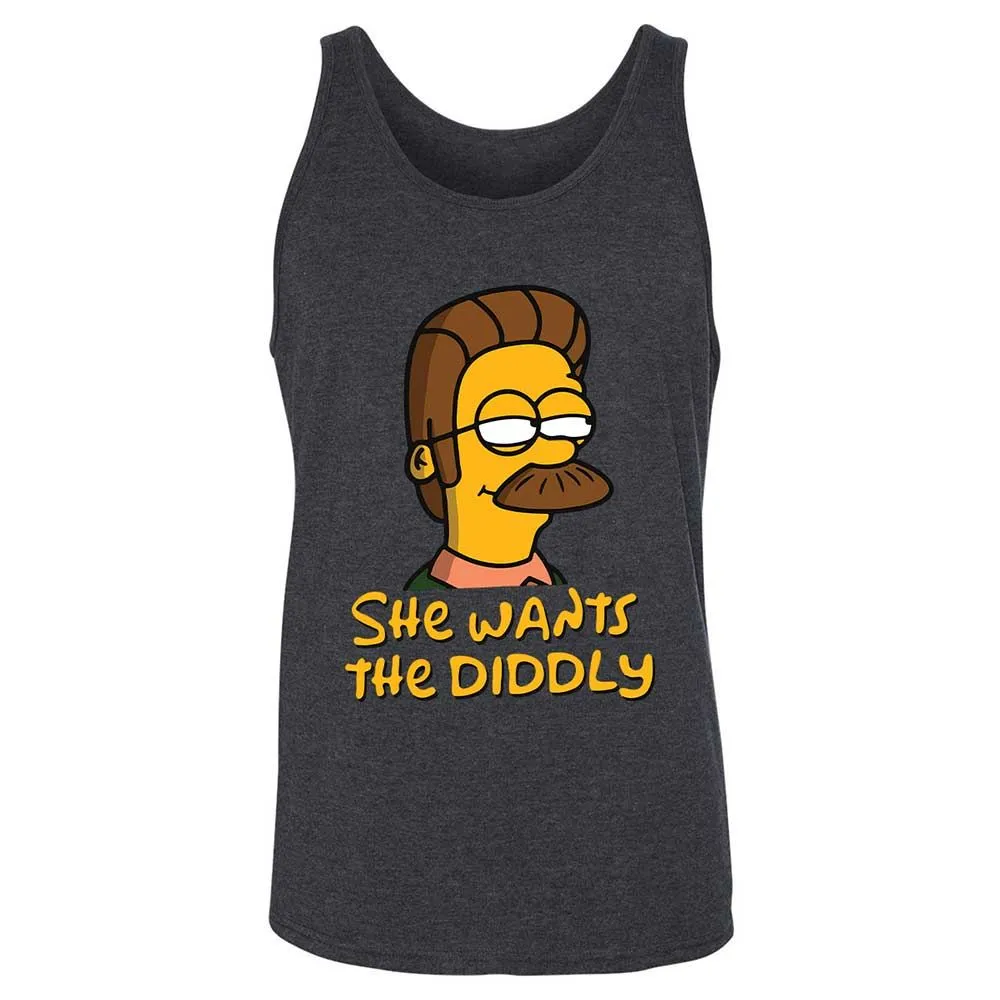 She Wants The Diddly - Dark Grey Heather - 10