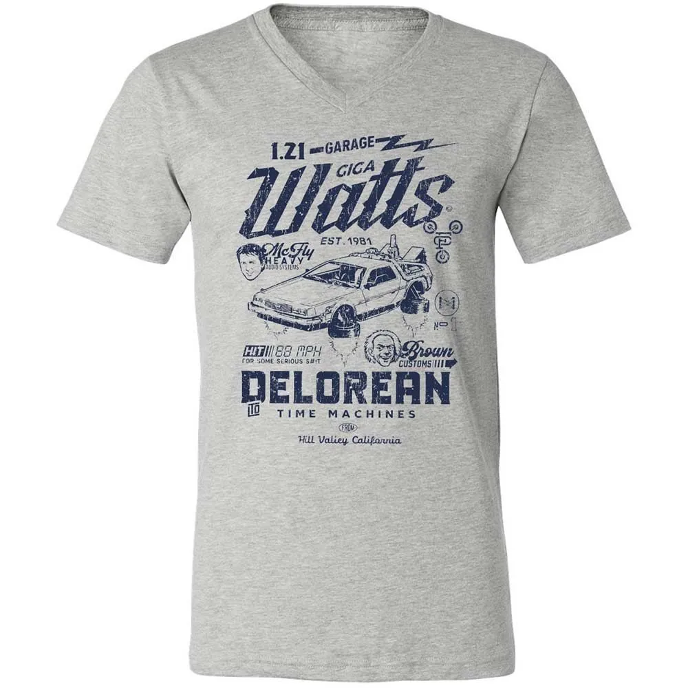 Unisex V-Neck T-Shirt - HMXFGLLE - Athletic Heather - 2