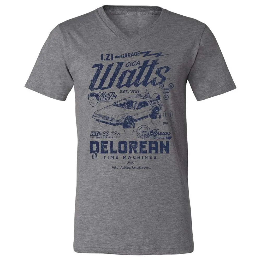 Unisex V-Neck T-Shirt - HMXFGLLE - Deep Heather - 9