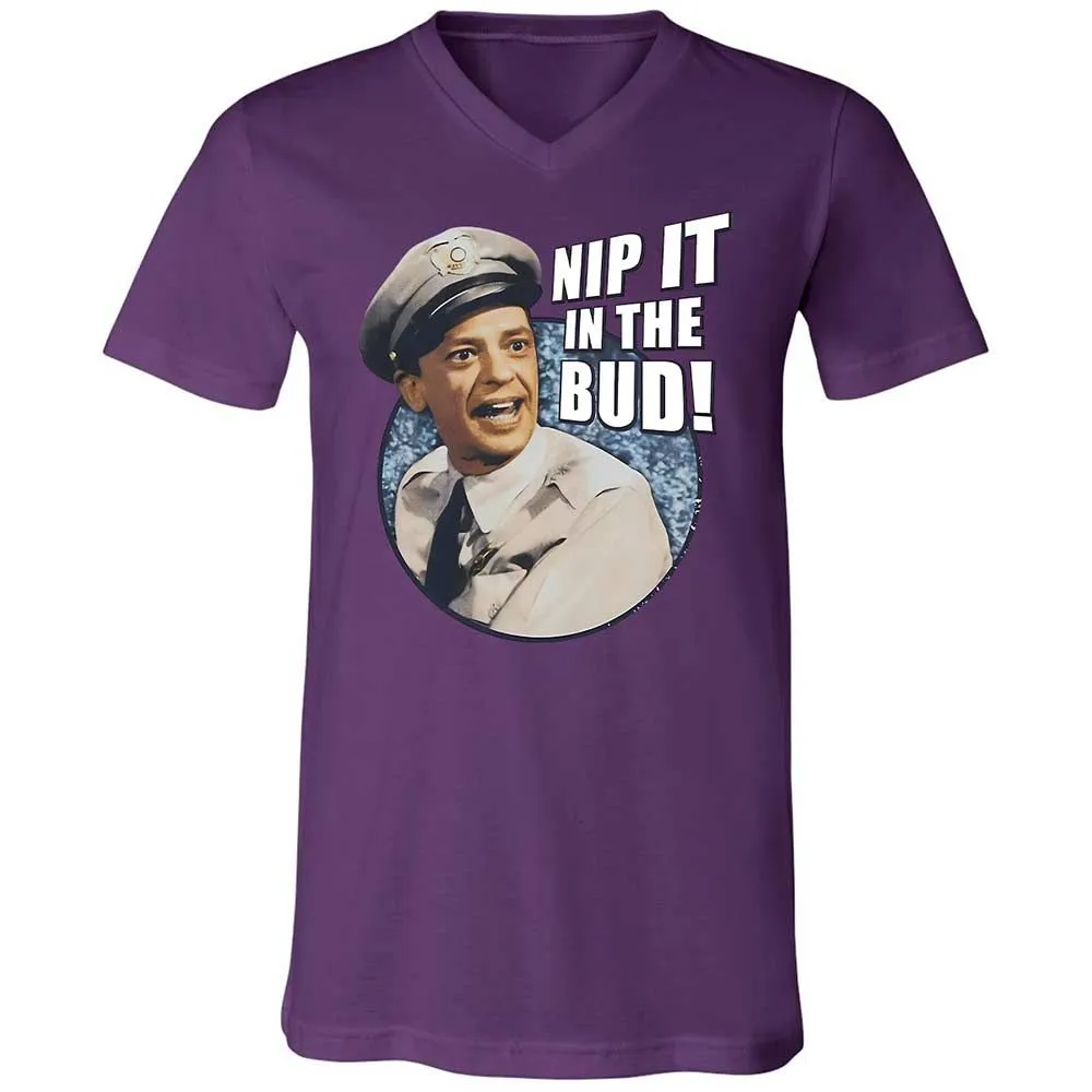 Unisex V-Neck T-Shirt - BSDMNSVM - Team Purple - 10