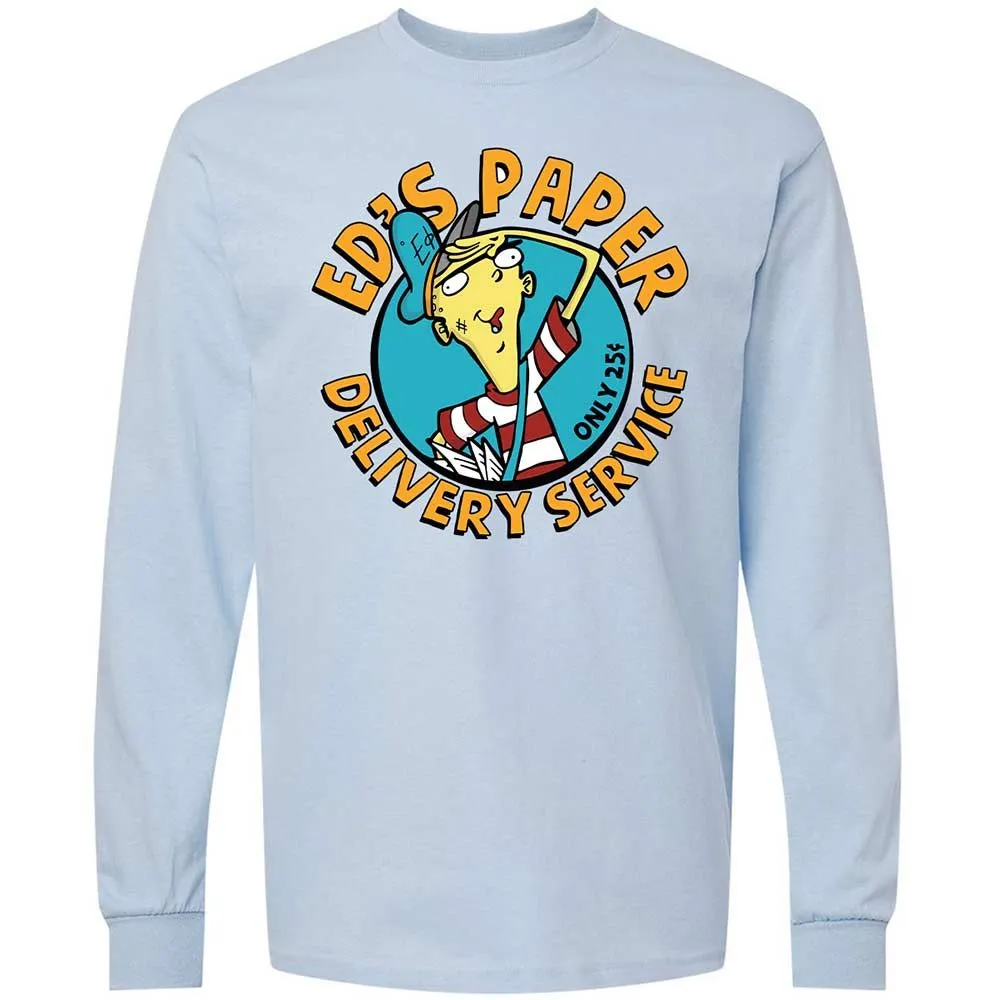Long Sleeve T-Shirt - TE5YUV1J - Light Blue - 4