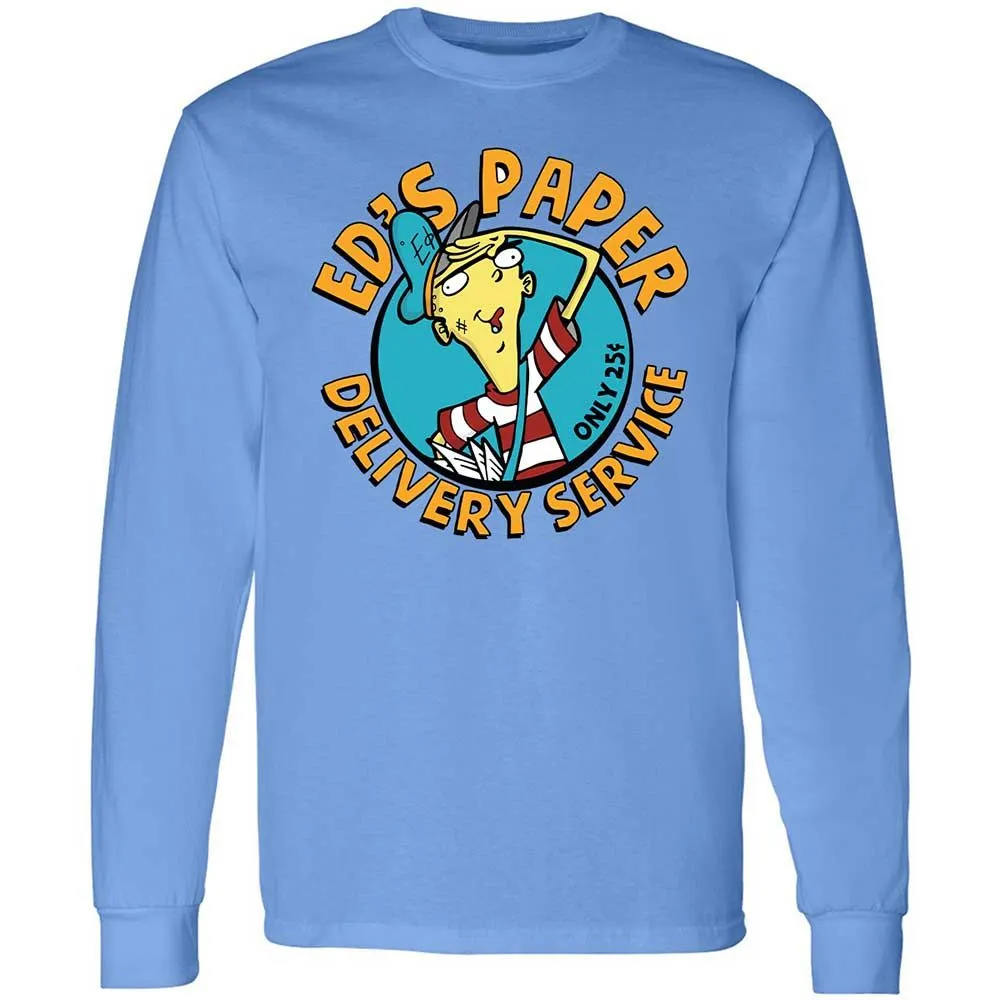 Long Sleeve T-Shirt - TE5YUV1J - Carolina Blue - 5