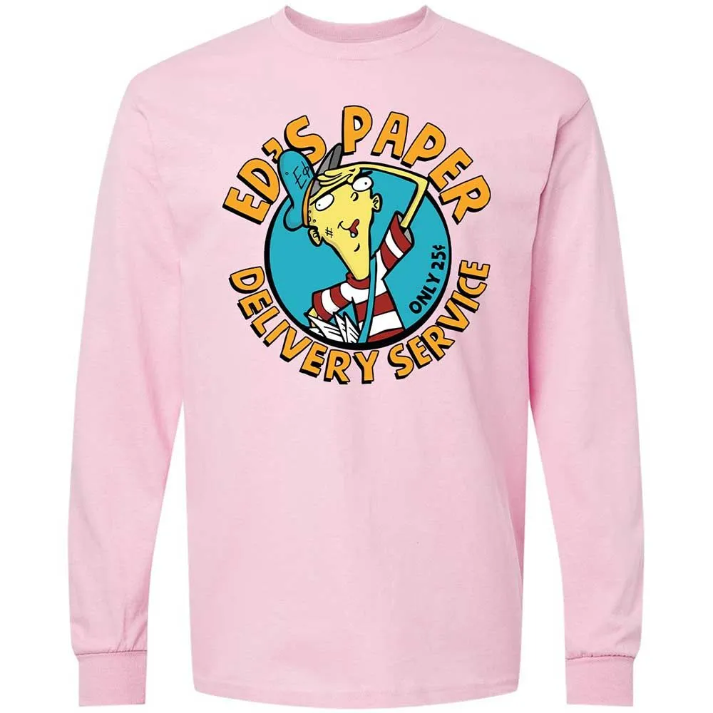 Long Sleeve T-Shirt - TE5YUV1J - Light Pink - 6