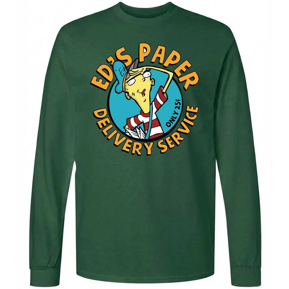 Long Sleeve T-Shirt - TE5YUV1J - Forest Green - 14