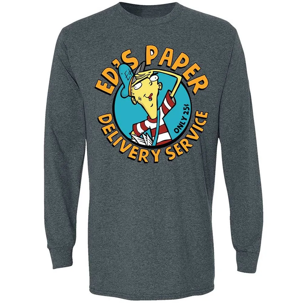 Long Sleeve T-Shirt - TE5YUV1J - Dark Heather - 15
