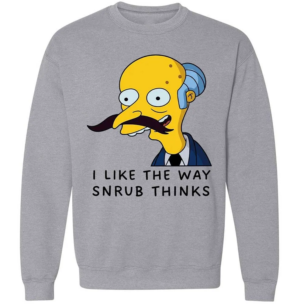 I Like the Way Snrub Thinks - Sport Grey - 3