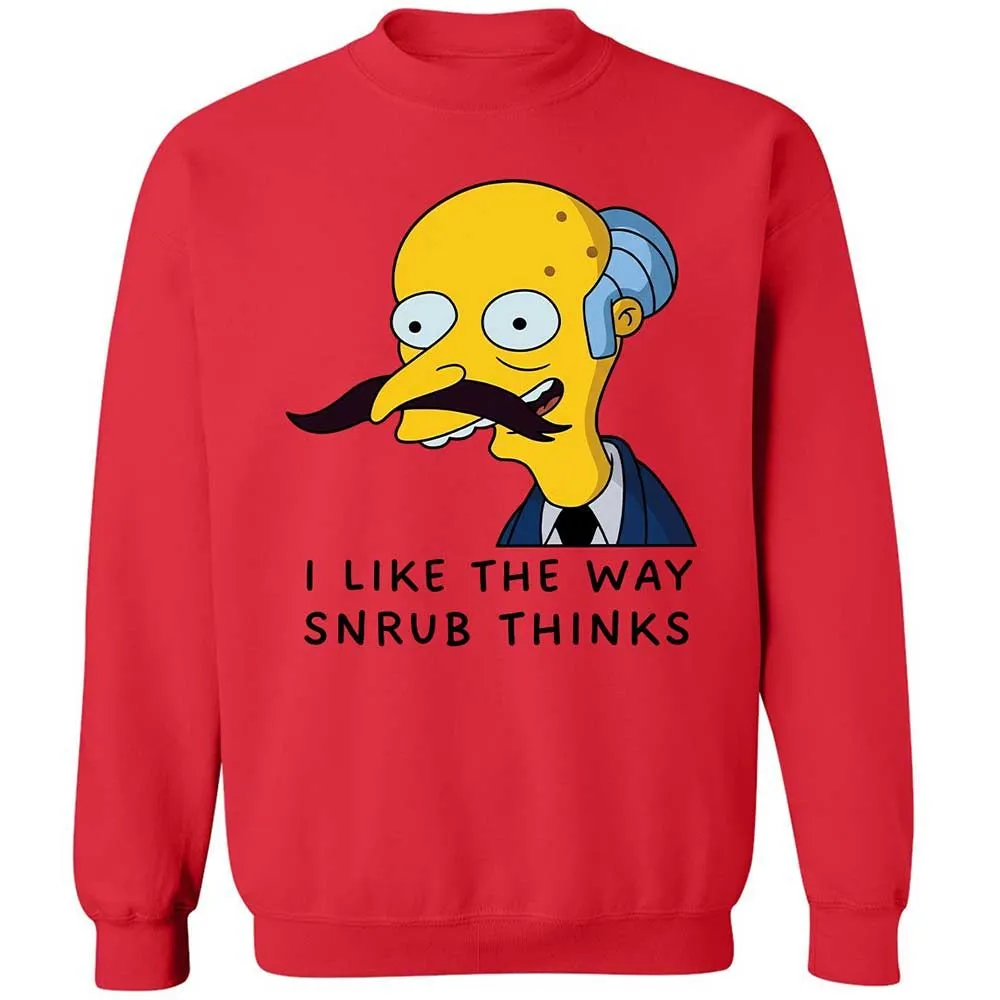 I Like the Way Snrub Thinks - Red - 9