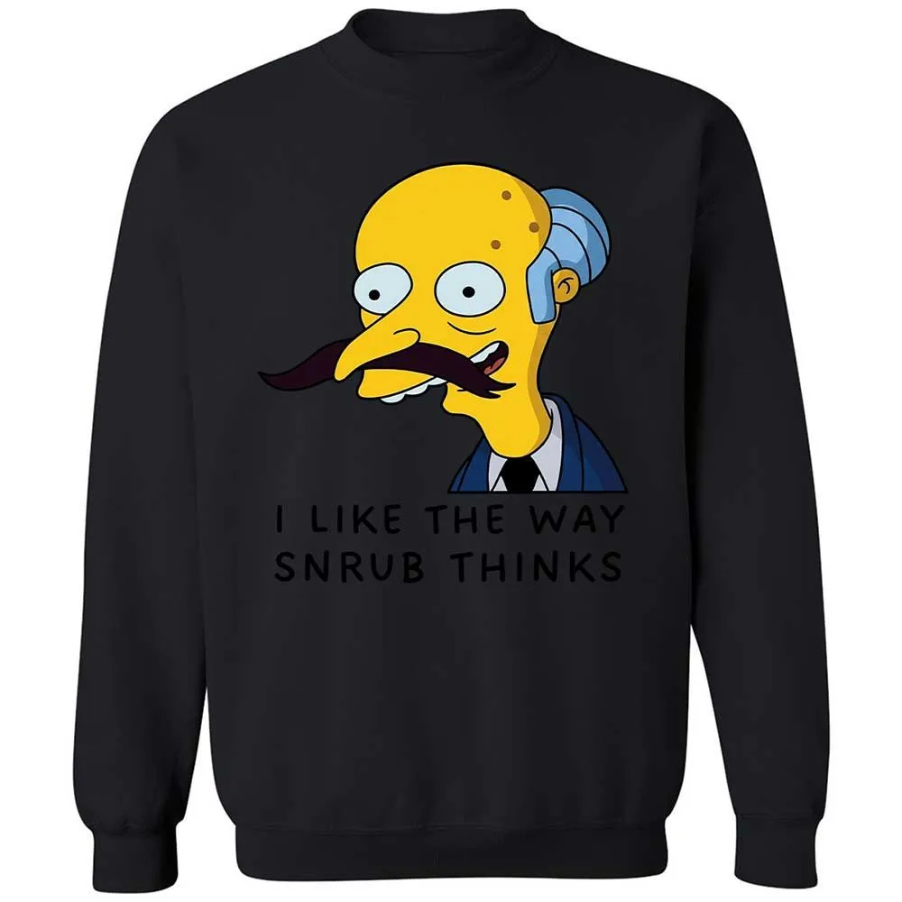 I Like the Way Snrub Thinks - Black - 14