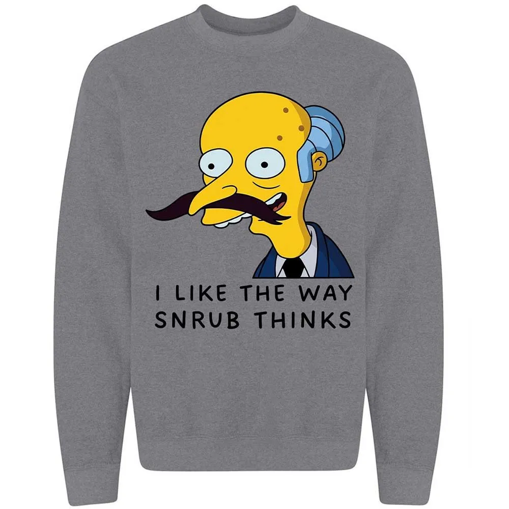 I Like the Way Snrub Thinks - Graphite Heather - 19