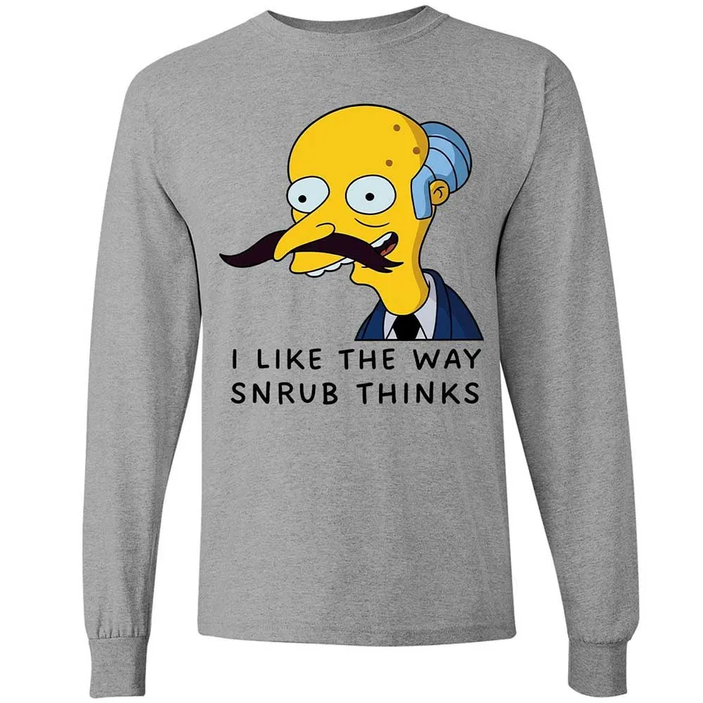 I Like the Way Snrub Thinks - Sport Grey - 3