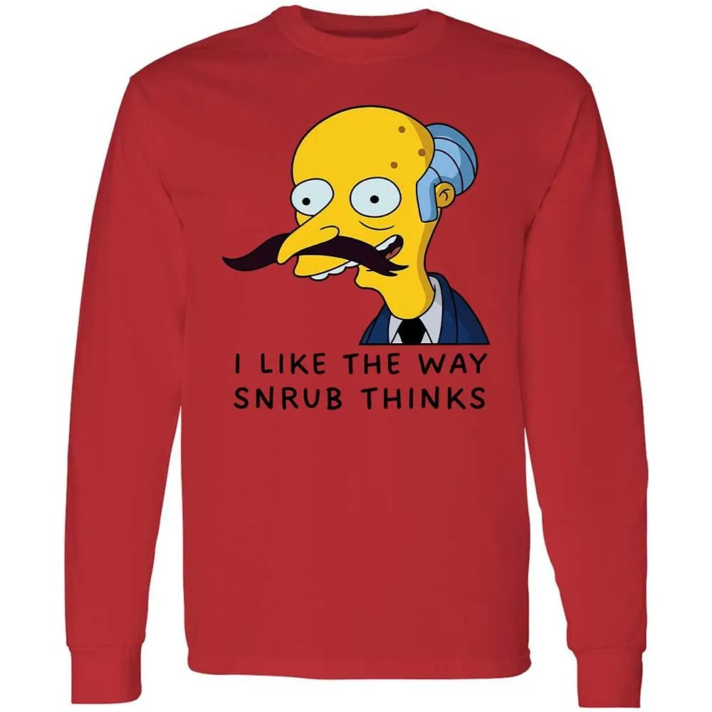 I Like the Way Snrub Thinks - Red - 8