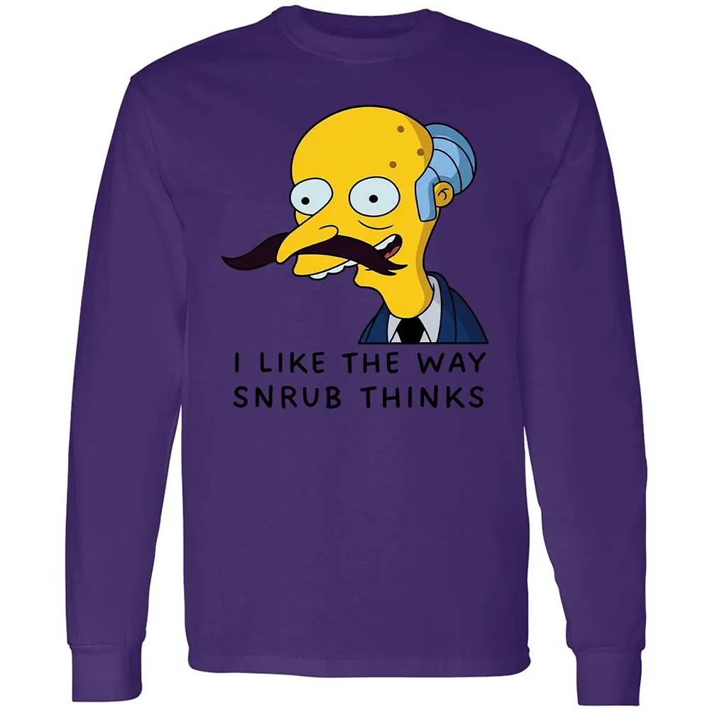 I Like the Way Snrub Thinks - Purple - 9