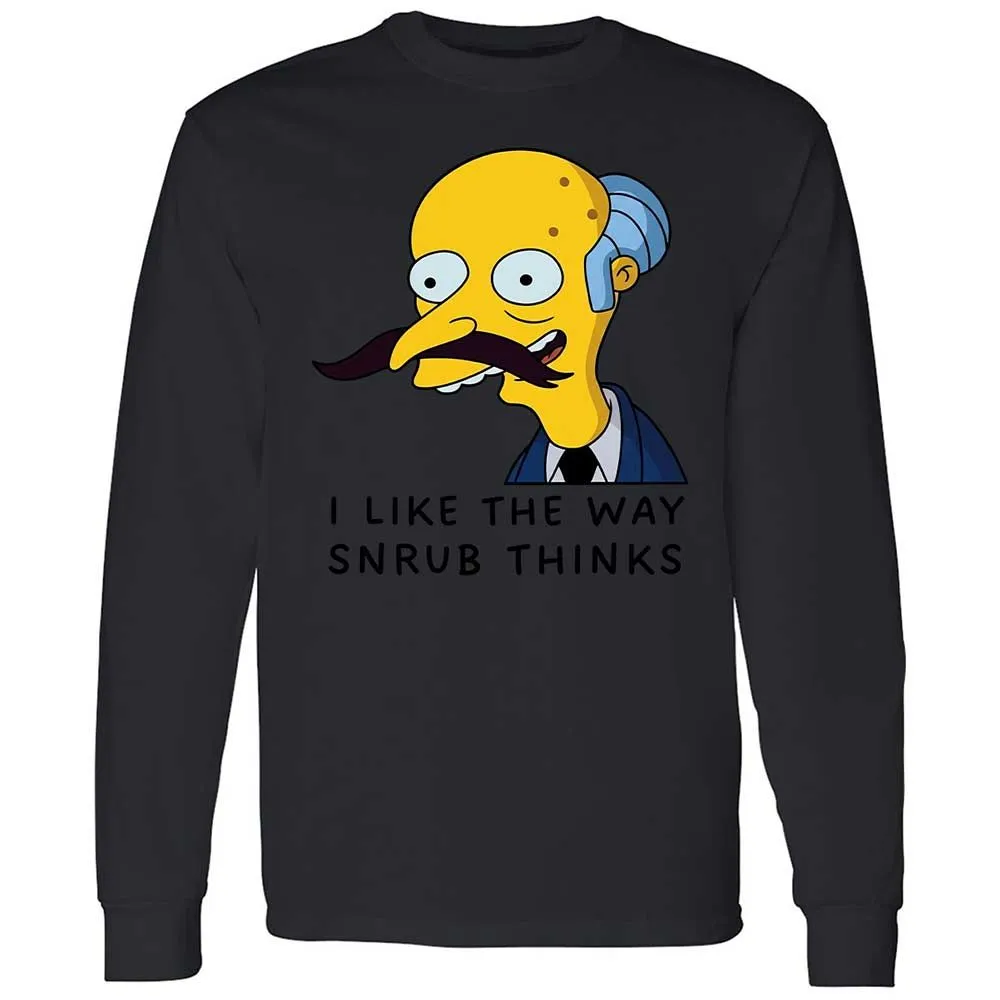 I Like the Way Snrub Thinks - Black - 12