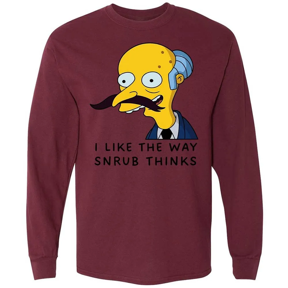 I Like the Way Snrub Thinks - Maroon - 16