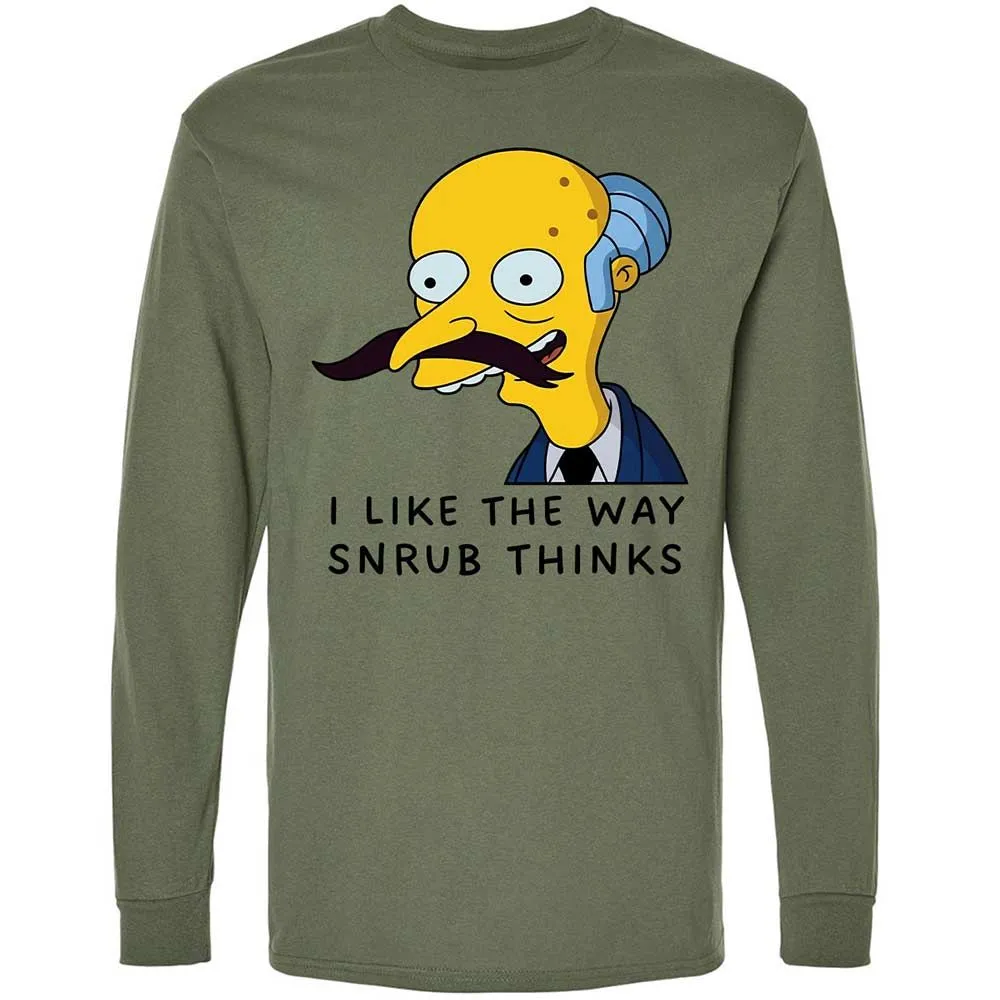 I Like the Way Snrub Thinks - Military Green - 19