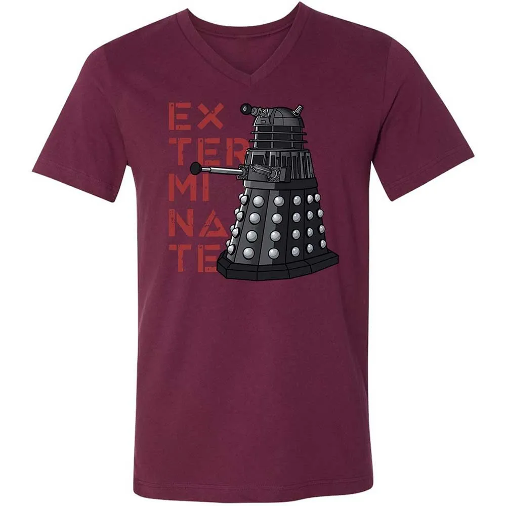Dalek Exterminate - Maroon - 14