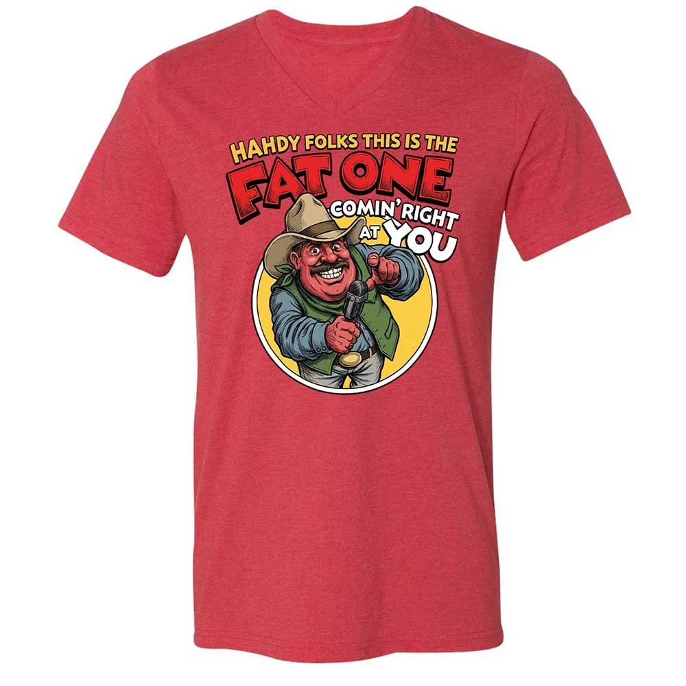 Fat One comin' right at you - Heather Red - 6