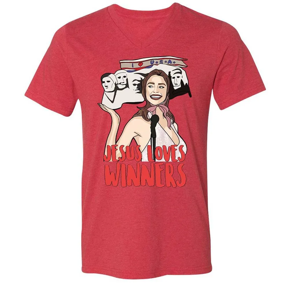 He Loves Winners - Heather Red - 6