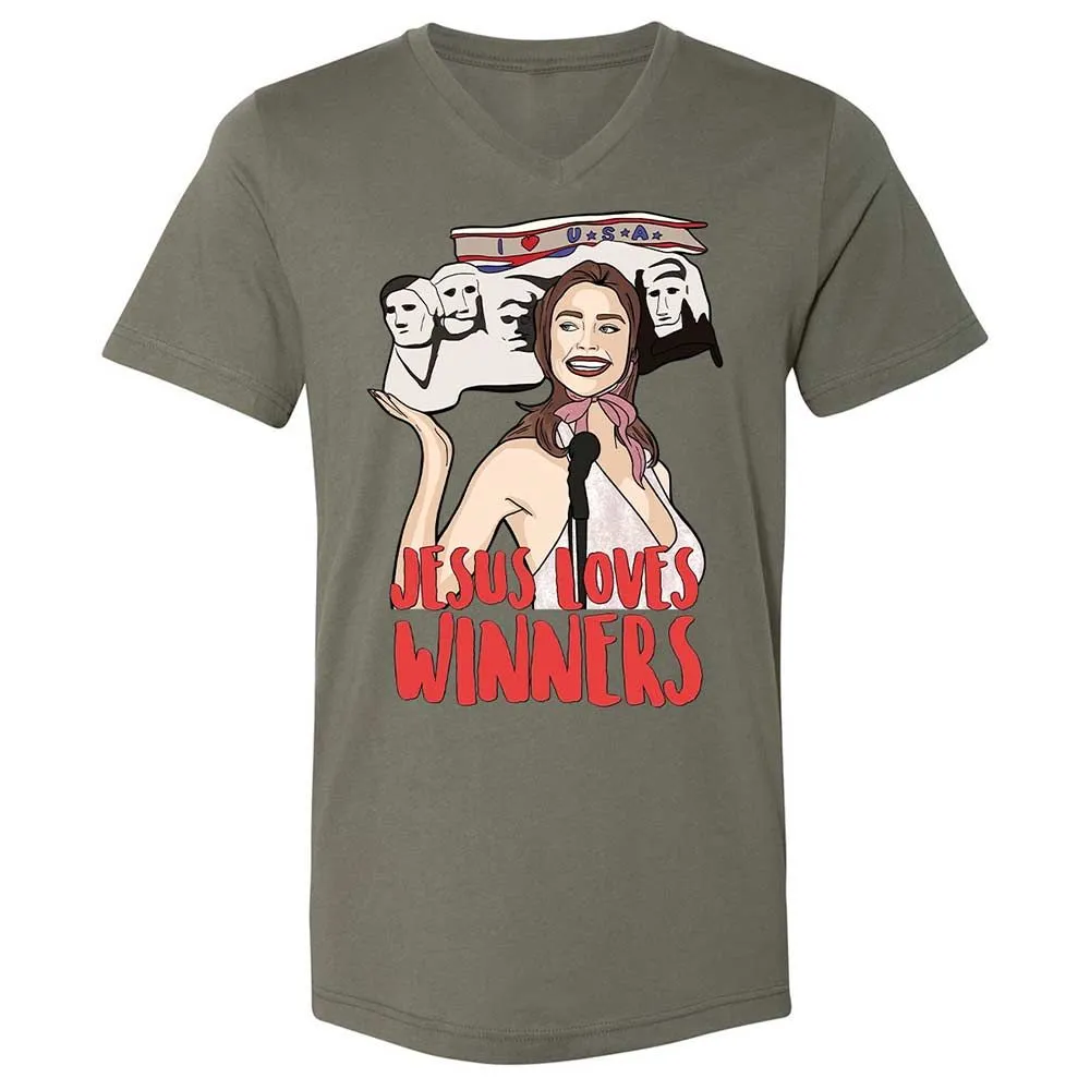 He Loves Winners - Military Green - 15