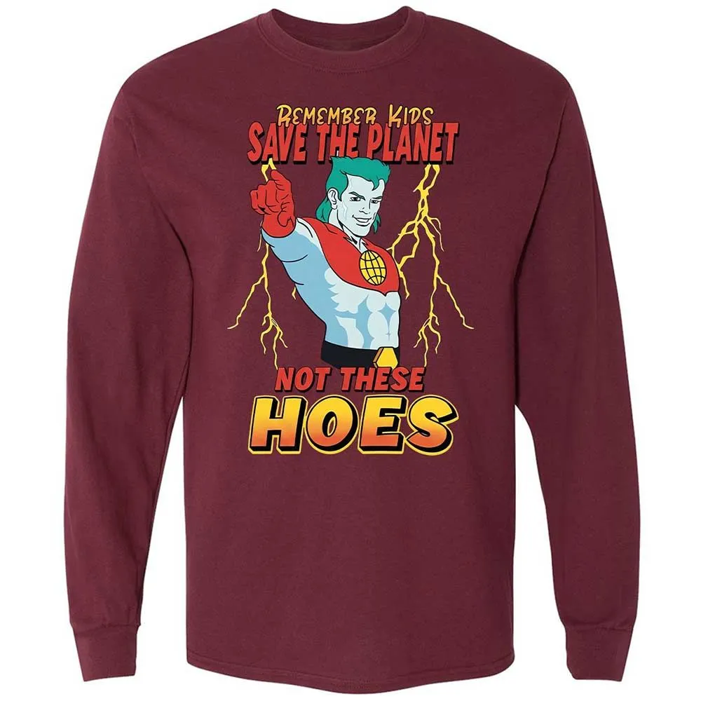 Long Sleeve T-Shirt - PT6ZSRH2 - Maroon - 16