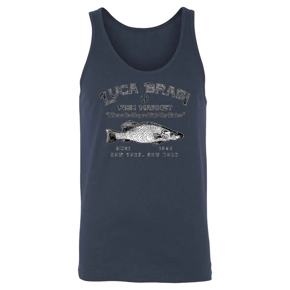 Unisex Jersey Tank - QGCPLJM3 - Navy - 8