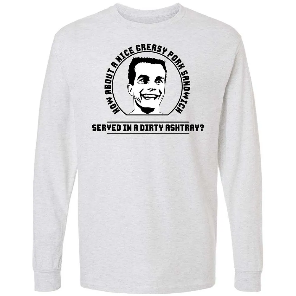 Long Sleeve T-Shirt - MZQAFLLB - Ash - 2