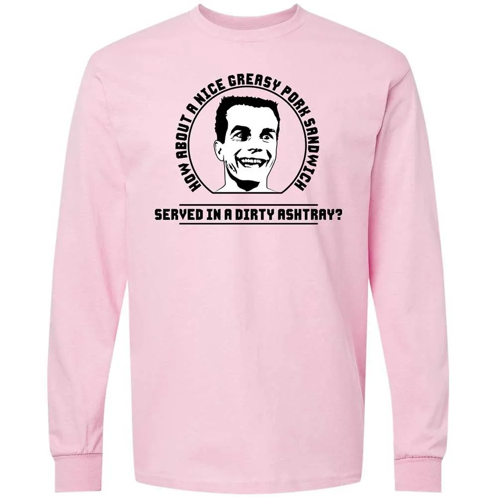 Long Sleeve T-Shirt - MZQAFLLB - Light Pink - 6