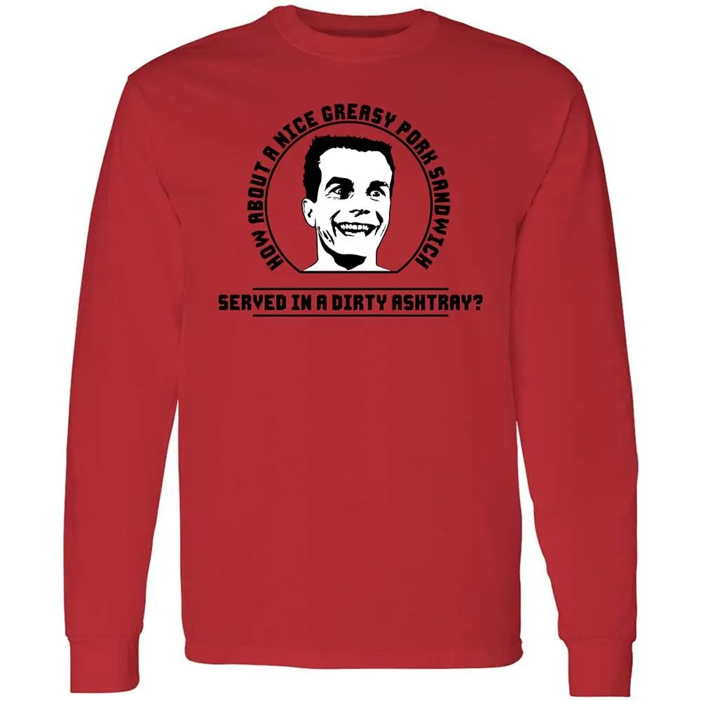Long Sleeve T-Shirt - MZQAFLLB - Red - 8