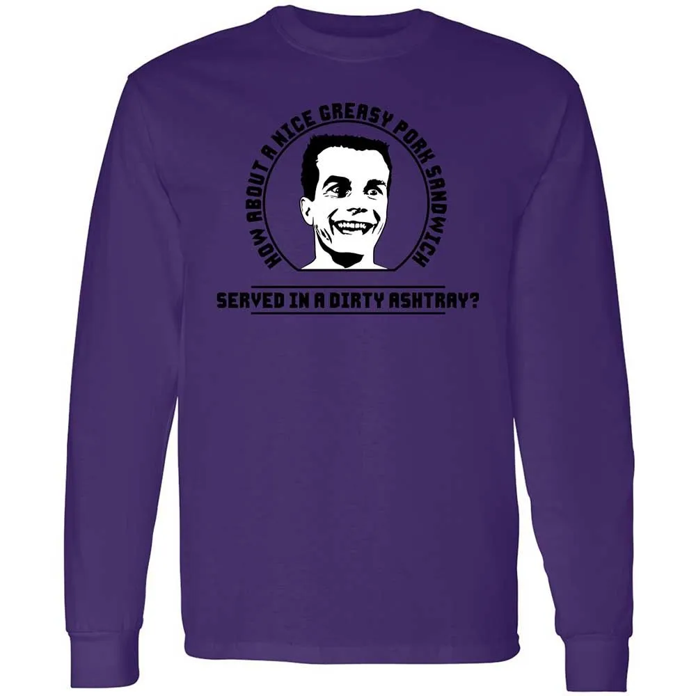 Long Sleeve T-Shirt - MZQAFLLB - Purple - 9