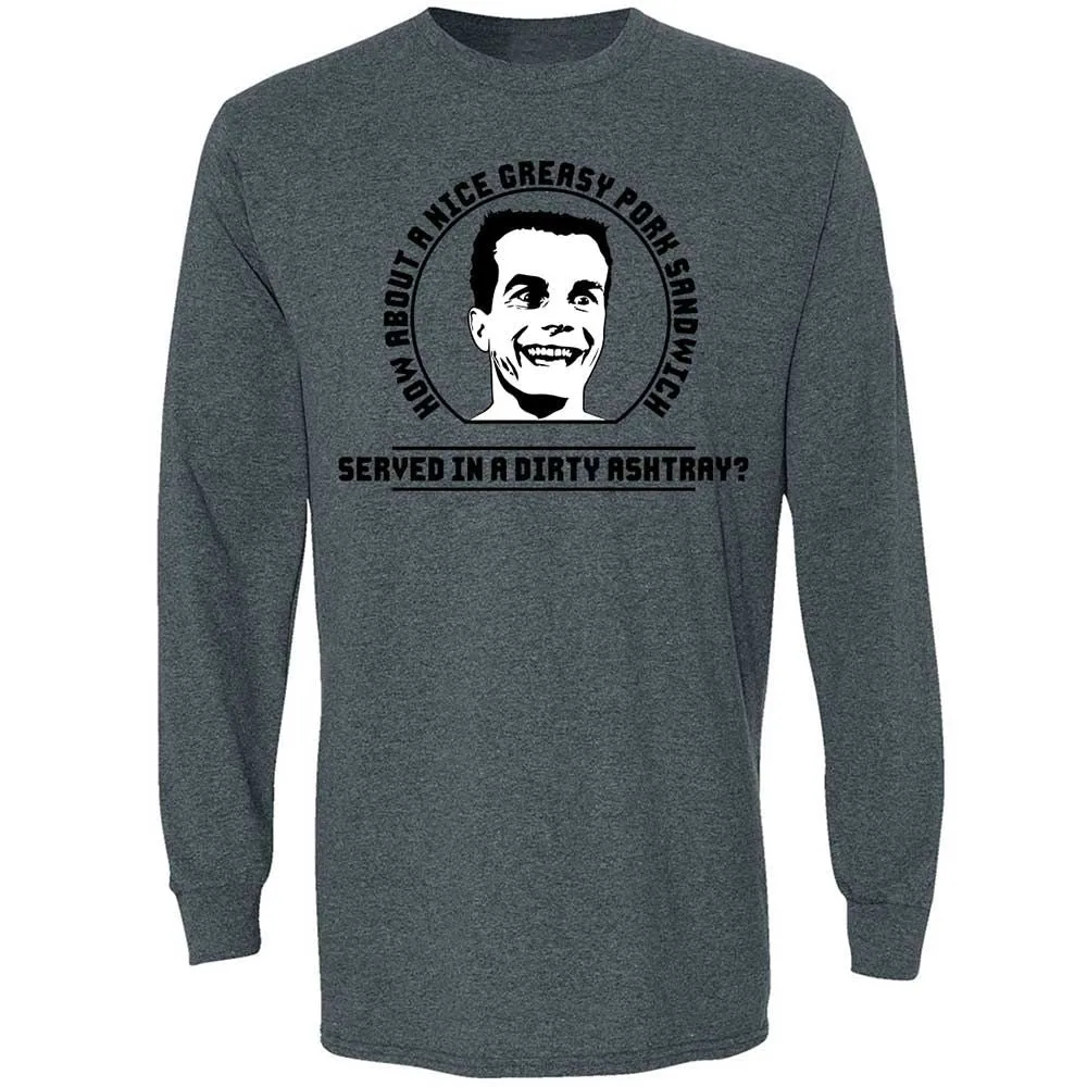 Long Sleeve T-Shirt - MZQAFLLB - Dark Heather - 15