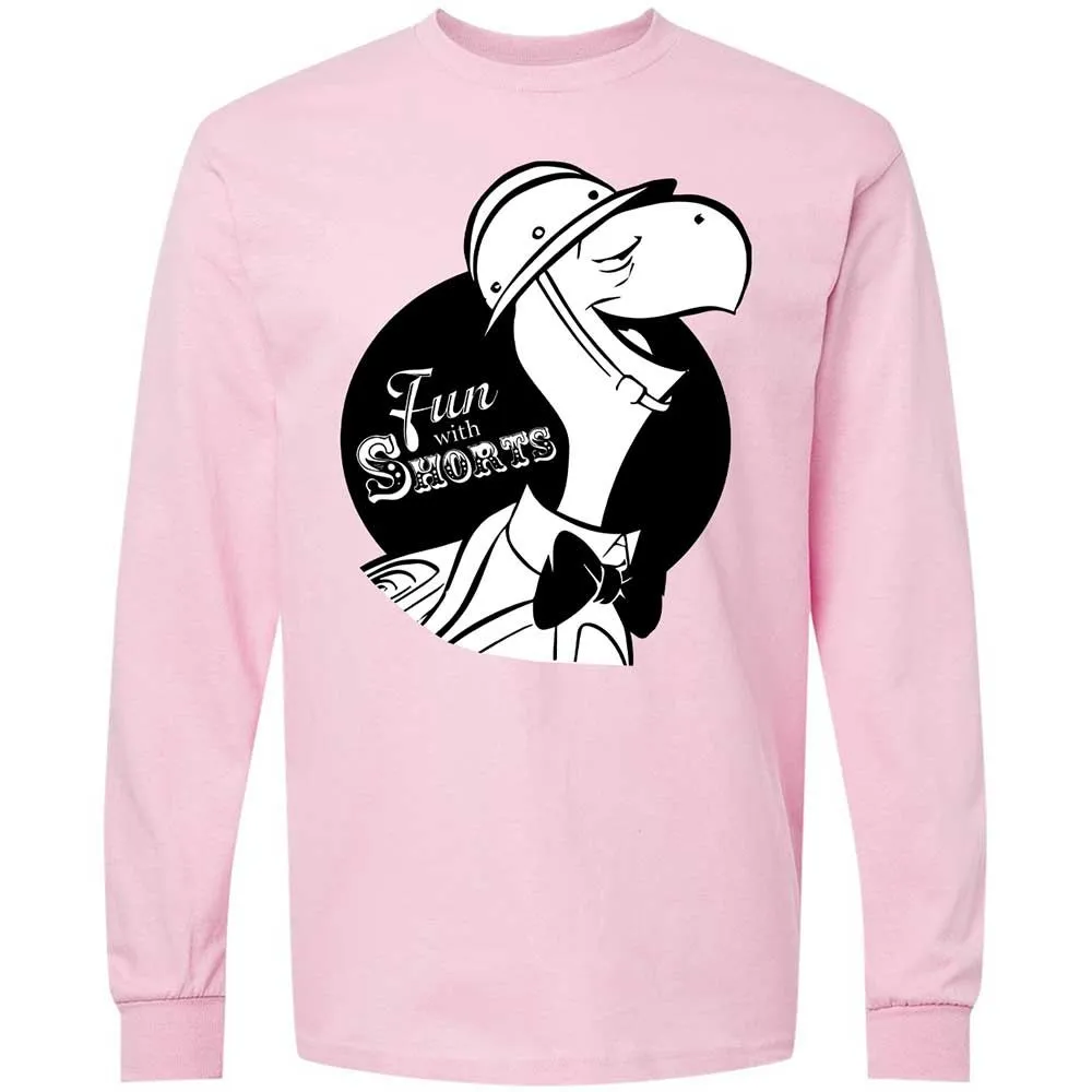 Long Sleeve T-Shirt - VDRB5KY8 - Light Pink - 6