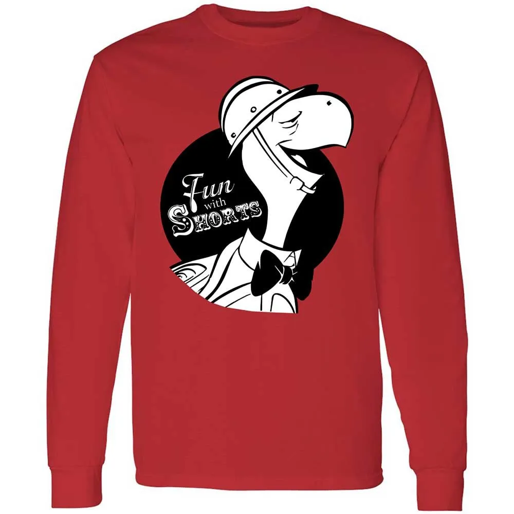 Long Sleeve T-Shirt - VDRB5KY8 - Red - 8