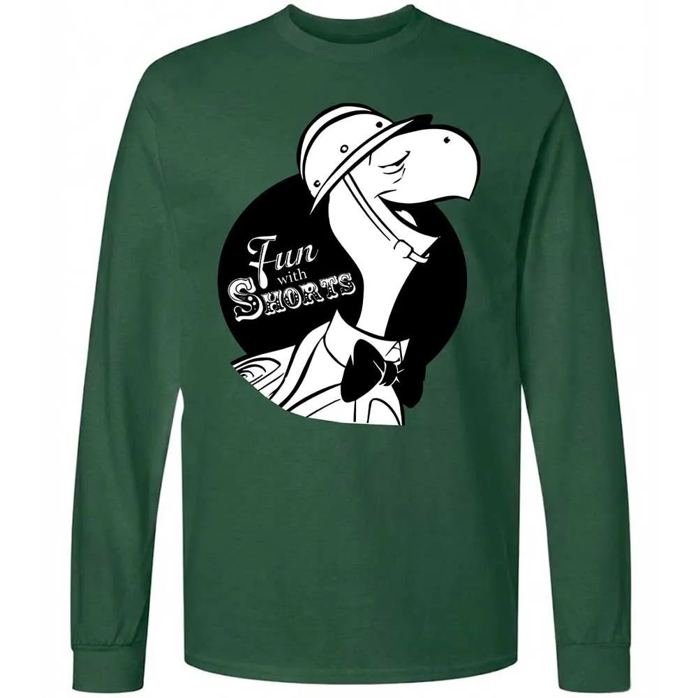 Long Sleeve T-Shirt - VDRB5KY8 - Forest Green - 14