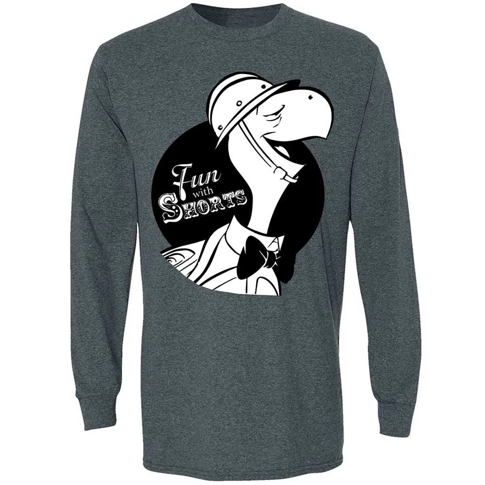 Long Sleeve T-Shirt - VDRB5KY8 - Dark Heather - 15