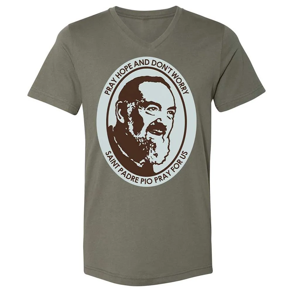 Pray, Hope, and Don't Worry - Military Green - 15